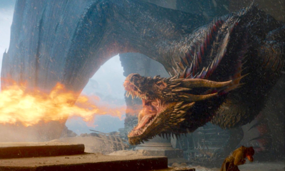 Drogon Destroyed the Throne